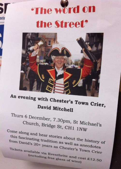 Chester Town Crier Evening